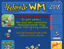Tablet Screenshot of heckmeck-wm.de
